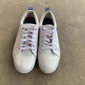 Nautica Sneakers Women, White With Blue, Size 8 / Nautical Women Shoes